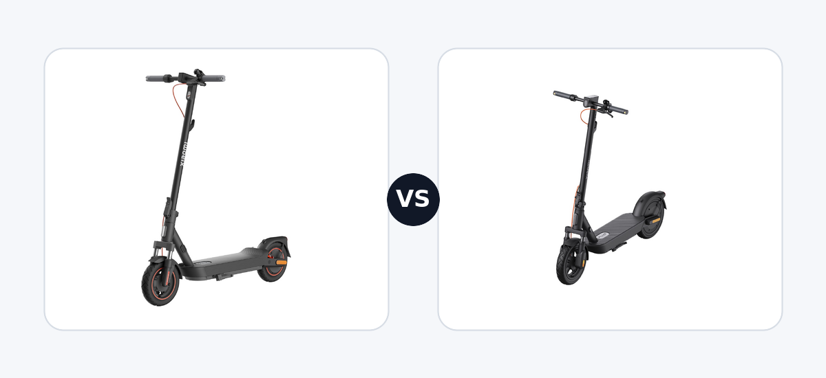 Xiaomi Electric Scooter 5 Max · vs · Xiaomi Xiaomi Electric Scooter 5 Plus