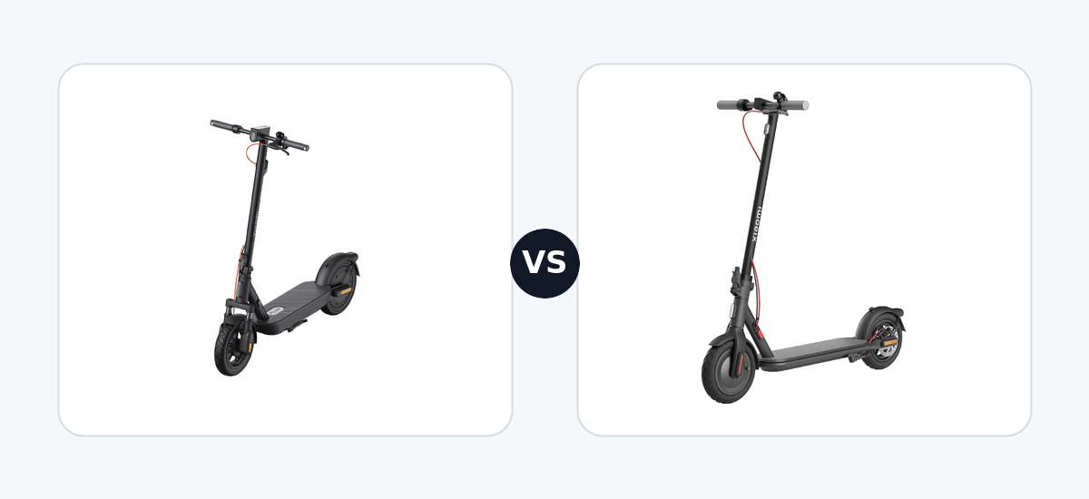 Xiaomi Electric Scooter 5 Plus · vs · Xiaomi Electric Scooter 4