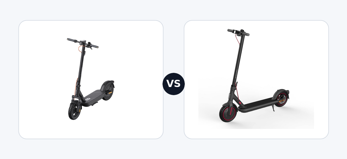 Xiaomi Electric Scooter 5 Plus · vs · Xiaomi Electric Scooter 4 Pro