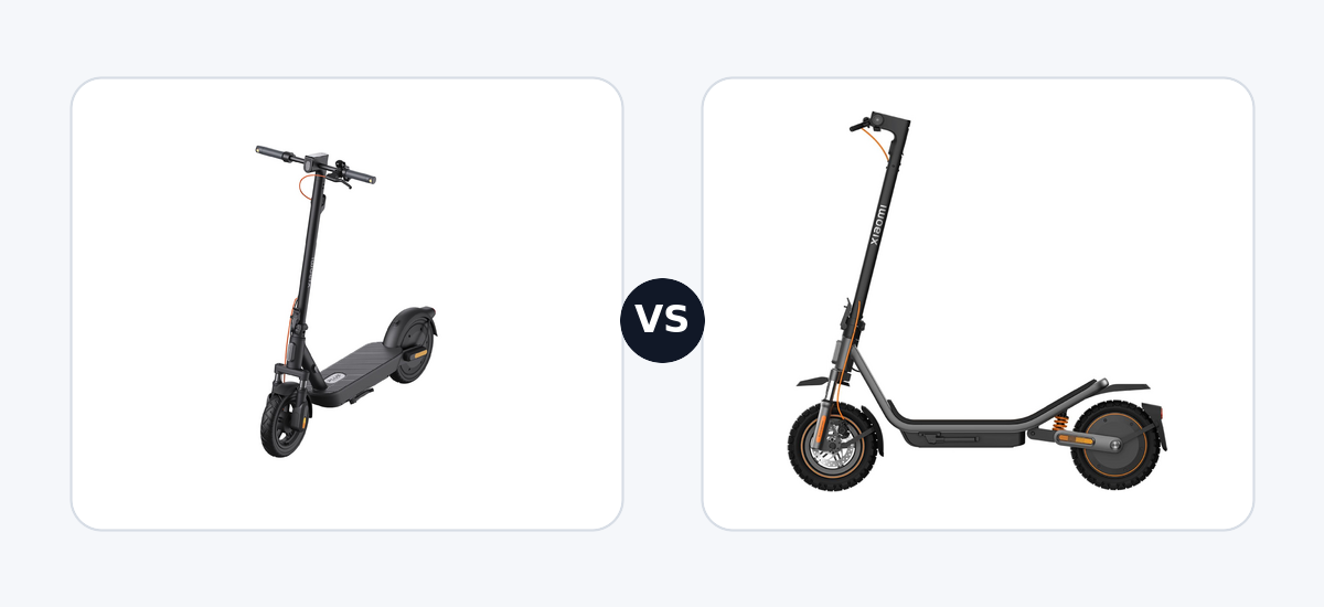 Xiaomi Electric Scooter 5 Plus · vs · Xiaomi Electric Scooter 6 Pro