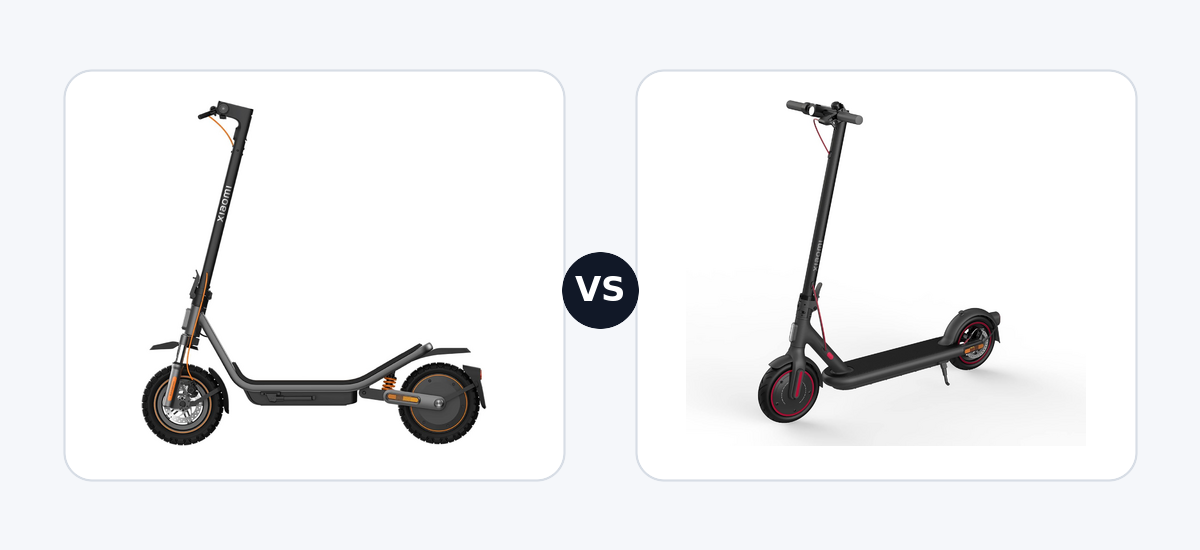 Xiaomi Electric Scooter 6 Pro · vs · Xiaomi Electric Scooter 4 Pro