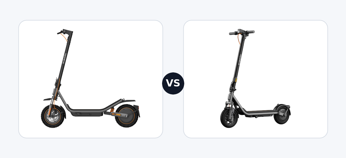 Xiaomi Electric Scooter 6 Pro · vs · Xiaomi Electric Scooter 6 Lite