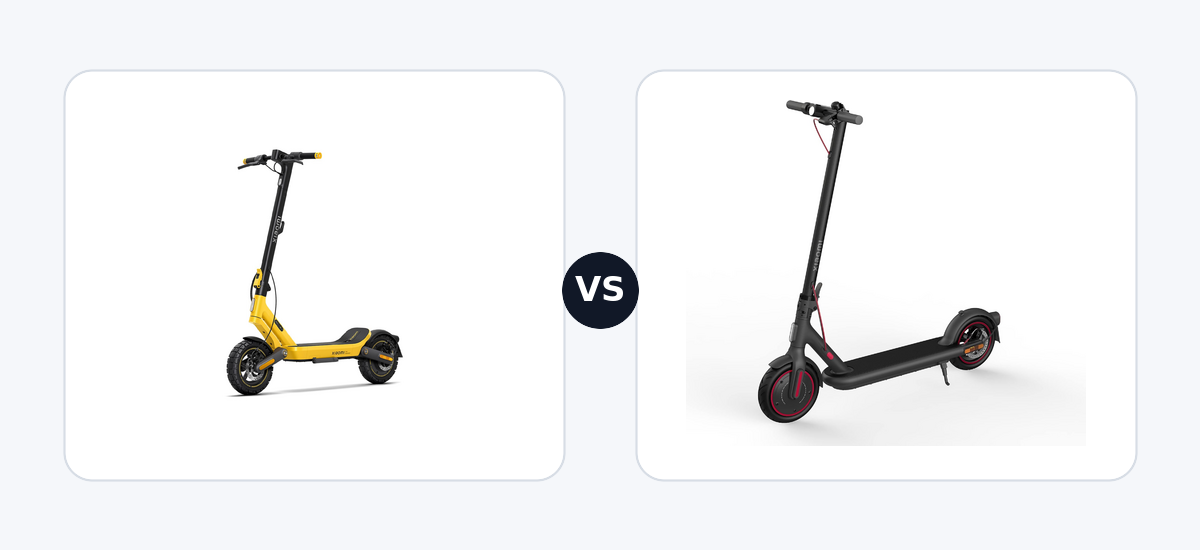Xiaomi Electric Scooter 6 Ultra · vs · Xiaomi Electric Scooter 4 Pro