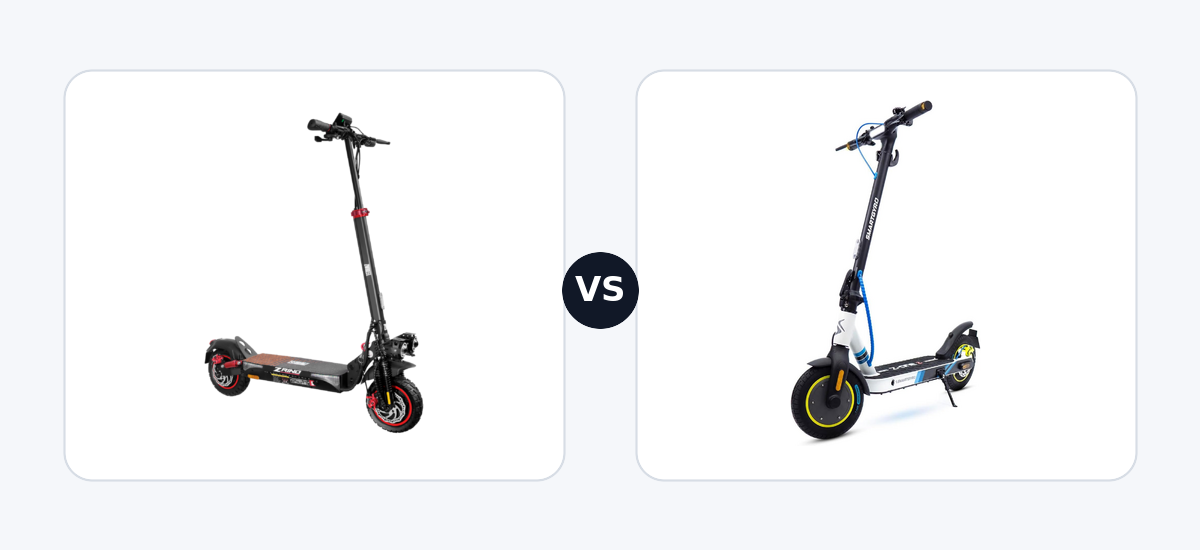 Zwheel ZRino Duo Max · vs · Smartgyro Z-One 2 Gray