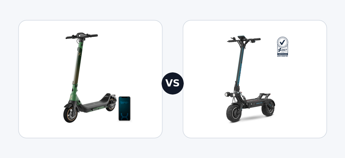 Cecotec Bongo X65 Connected ·vs· Dualtron Thunder 3 72V DGT