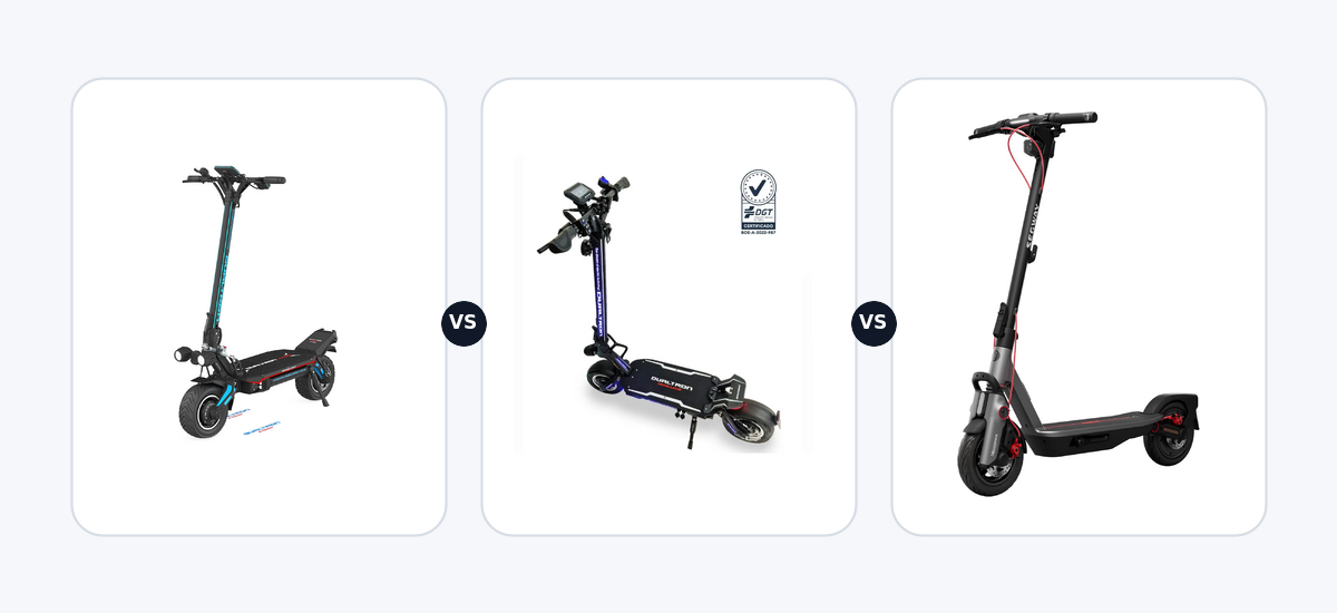 Dualtron Storm Limited ·vs· Dualtron Achilleus Limited ·vs· Segway Ninebot F3 Pro D