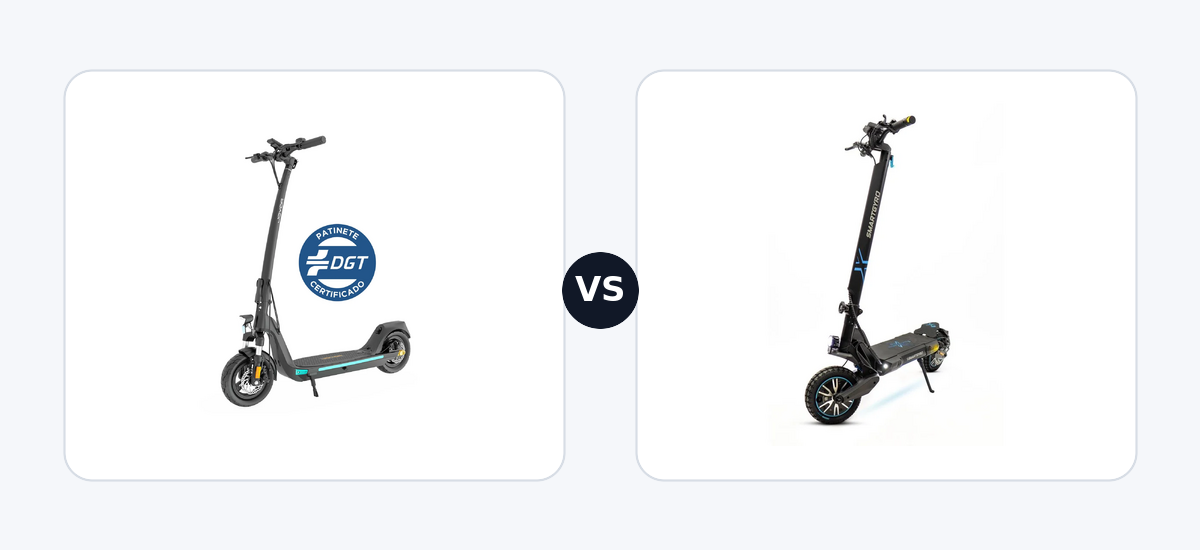 Joyor C10 DGT ·vs· Smartgyro CROSSOVER DUAL MAX 2
