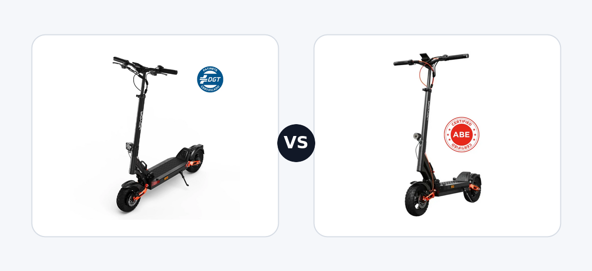 Joyor T6d DGT · vs · Joyor T6e ABE