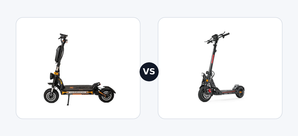 Kukirin G4 Max · vs · Backfire M8 Rover