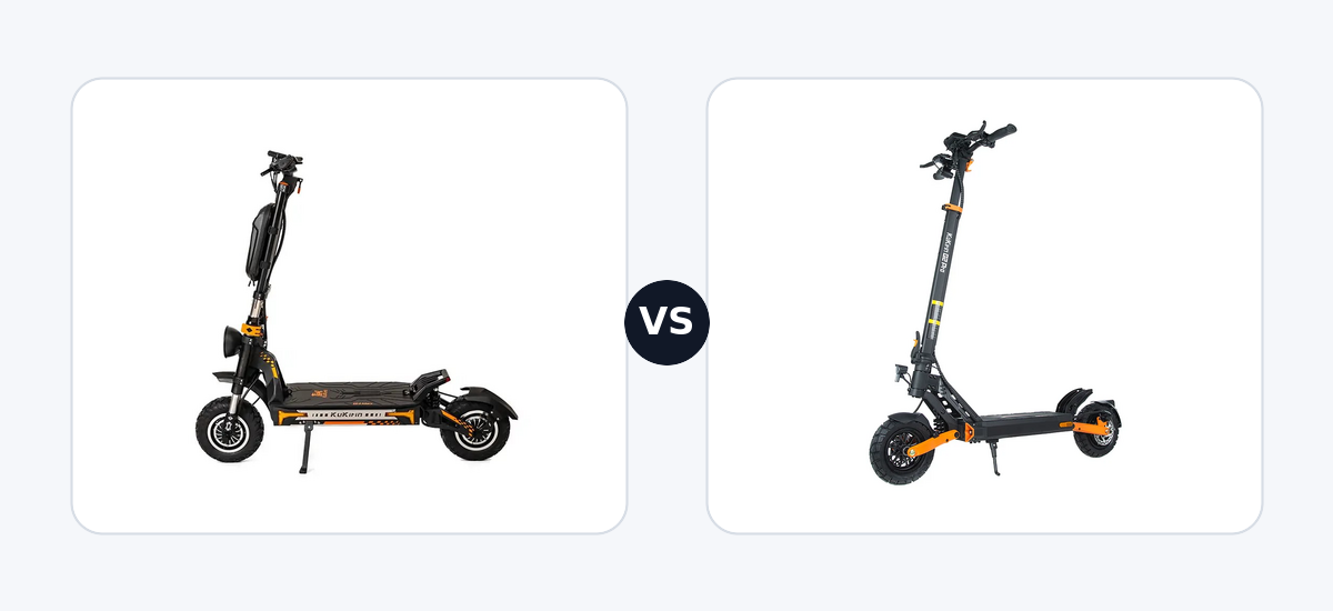 Kukirin G4 Max · vs · Kukirin G2 DGT