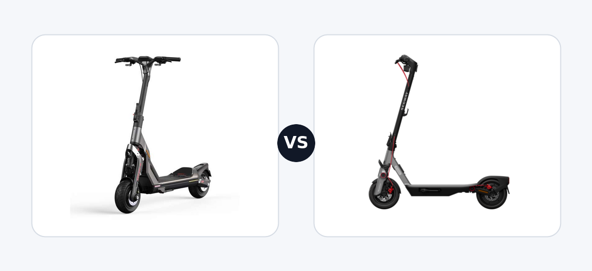 Segway GT1 E · vs · Segway Ninebot F3 Pro E