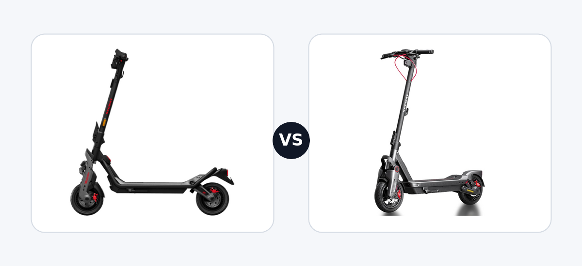 Segway GT3 E · vs · Segway Ninebot MAX G3 E