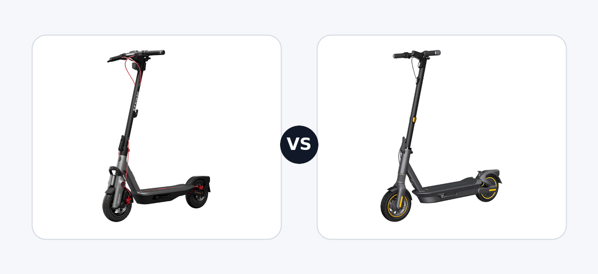 Segway Ninebot F3 Pro D ·vs· Segway Ninebot max G2 DE