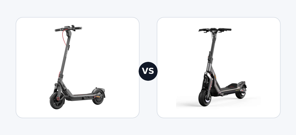Segway Ninebot E3 Pro E · vs · Segway GT1 E