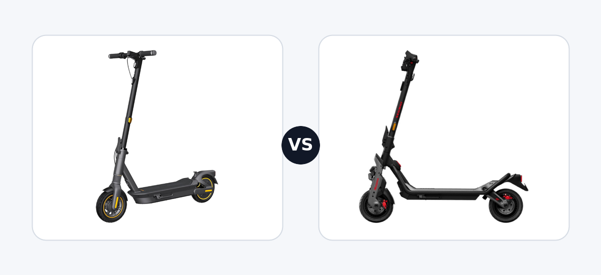 Segway Ninebot max G2 · vs · Segway GT3 E