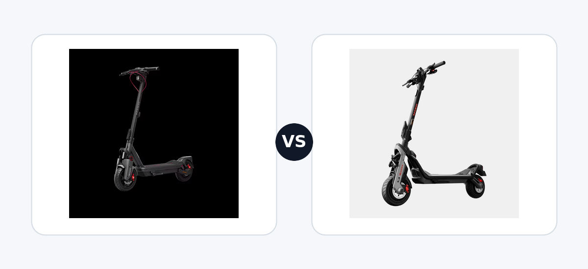 Segway Ninebot MAX G3 · vs · Segway Superscooter GT3 Pro