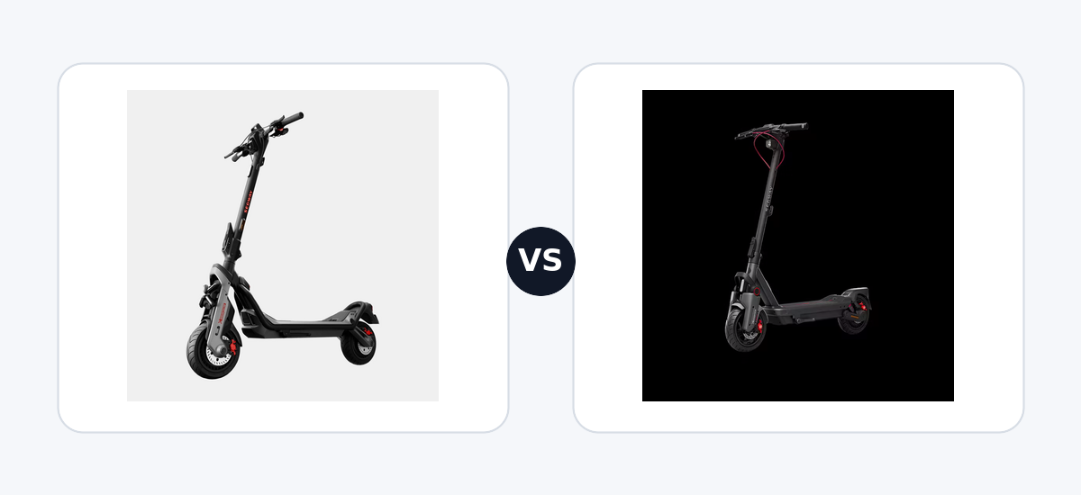 Segway Superscooter GT3 Pro · vs · Segway Ninebot MAX G3