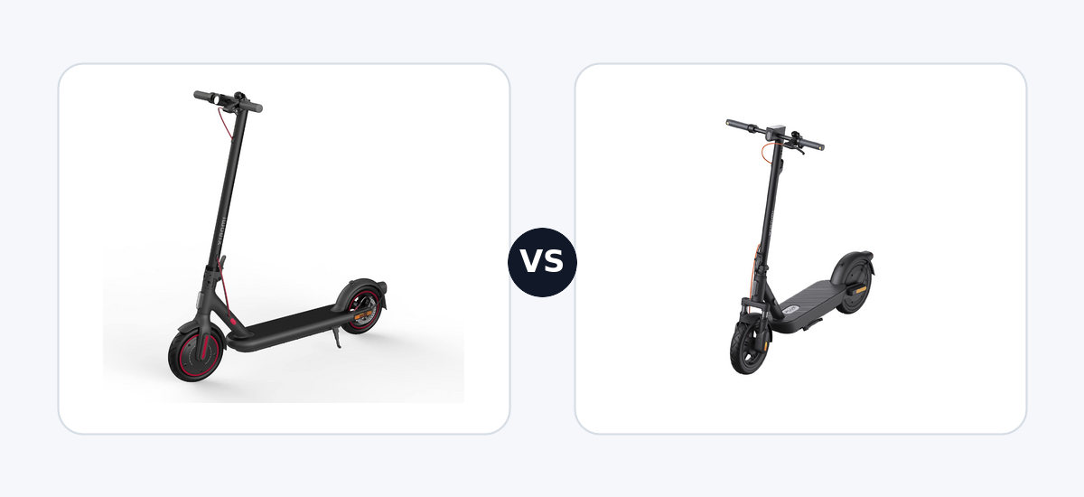 Xiaomi Electric Scooter 4 Pro · vs · Xiaomi Xiaomi Electric Scooter 5 Plus
