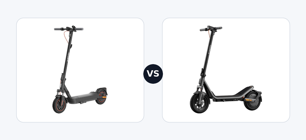 Xiaomi Electric Scooter 5 Max DE · vs · Xiaomi Xiaomi Electric Scooter 6