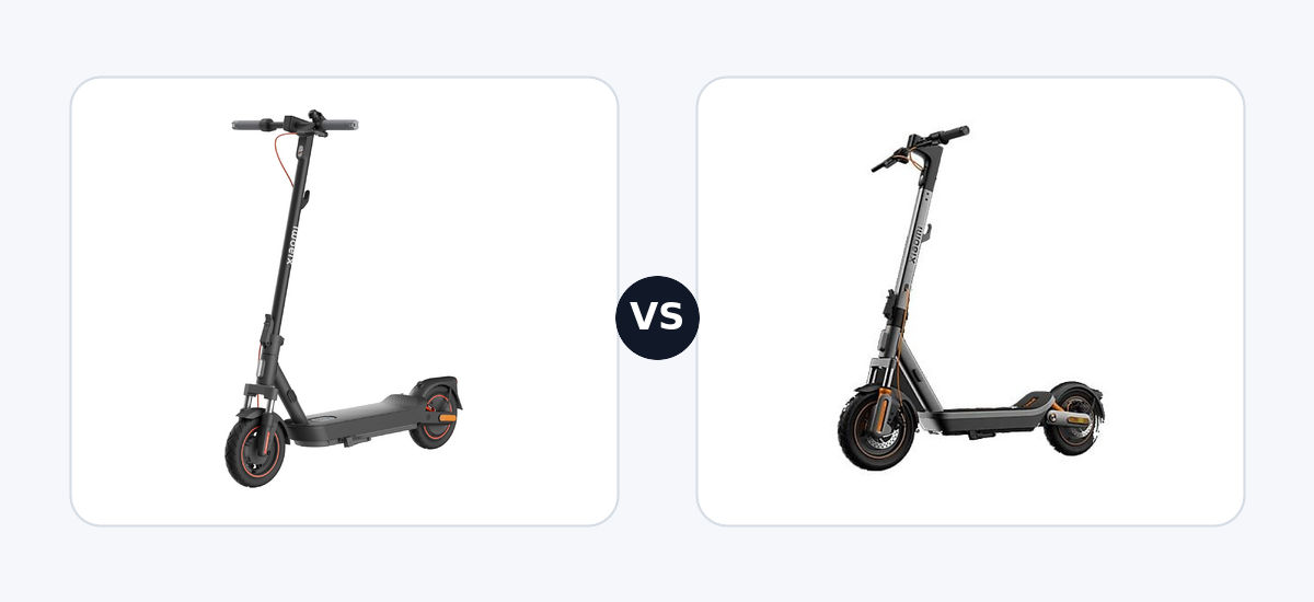 Xiaomi Electric Scooter 5 Max ·vs· Xiaomi Electric Scooter 6 max DE