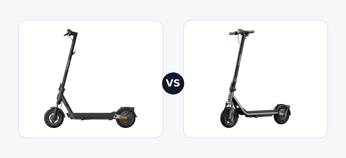 Xiaomi Electric Scooter 5 Pro DE ·vs· Xiaomi Electric Scooter 6 Lite