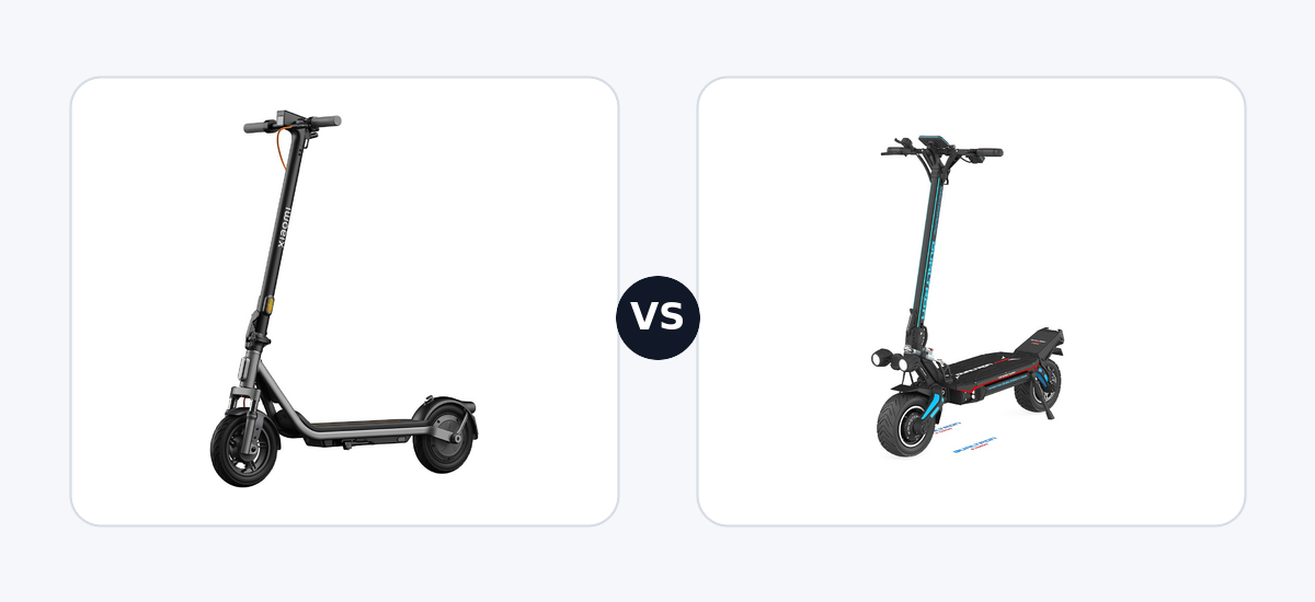 Xiaomi Electric Scooter 6 Lite · vs · Dualtron Storm Limited