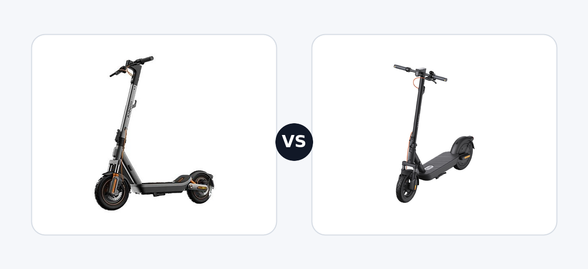 Xiaomi Electric Scooter 6 Max · vs · Xiaomi Electric Scooter 5 Plus