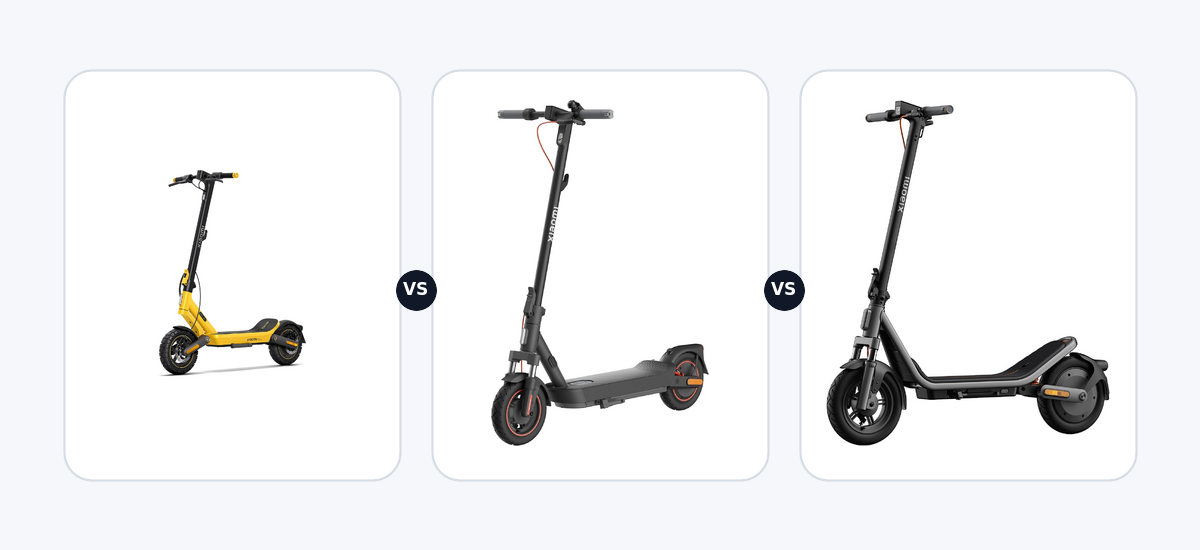 Xiaomi Electric Scooter 6 Ultra ·vs· Xiaomi Electric Scooter 5 Max DE ·vs· Xiaomi Xiaomi Electric Scooter 6