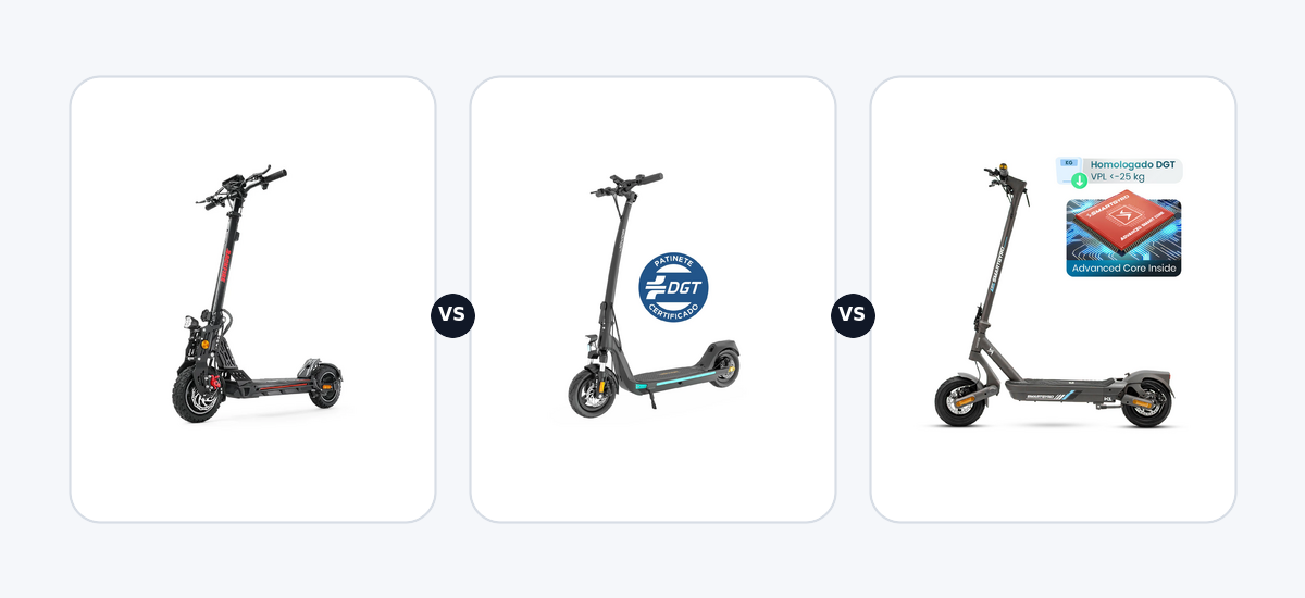 Backfire M8 Rover ·vs· Joyor C10 DGT ·vs· Smartgyro K1