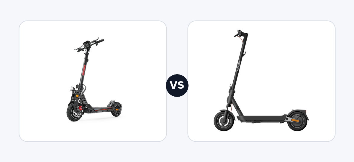 Backfire M8 Rover ·vs· Xiaomi Electric Scooter 5 Pro DE