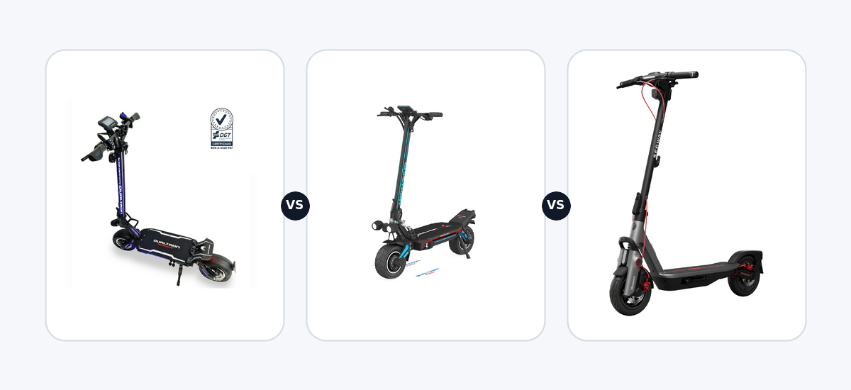 Dualtron Achilleus Limited ·vs· Dualtron Storm Limited ·vs· Segway Ninebot F3 Pro D
