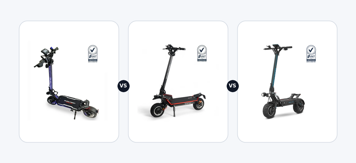 Dualtron Achilleus Limited ·vs· Dualtron Sonic Alien 72V ·vs· Dualtron Thunder 3 72V DGT