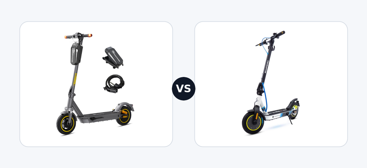 EV10S MAX VS Z-One 2 Gray