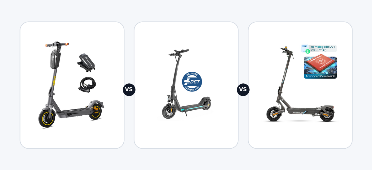 Evercross EV10S MAX ·vs· Joyor C10 DGT ·vs· Smartgyro K1