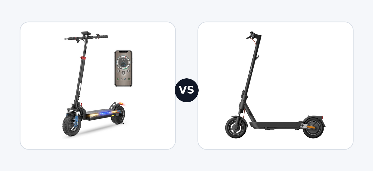 iScooter ix3 ·vs· Xiaomi Electric Scooter 5 Pro DE