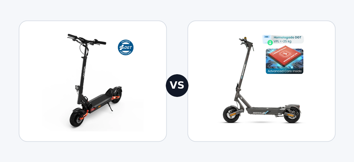 Joyor T6d DGT ·vs· Smartgyro K1