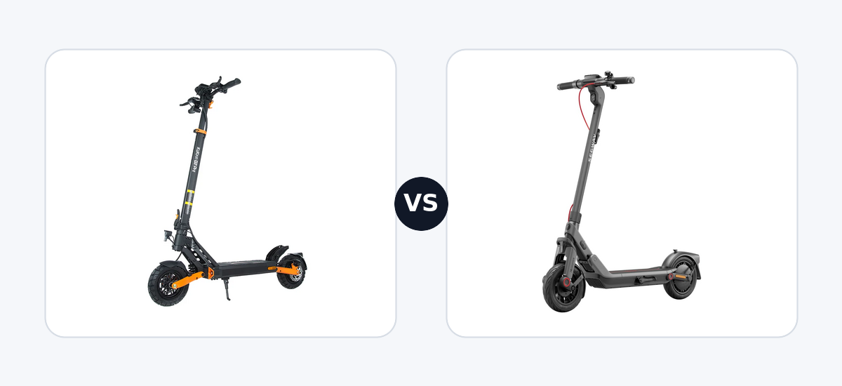 Kukirin G2 DGT · vs · Segway Ninebot E3 Pro E
