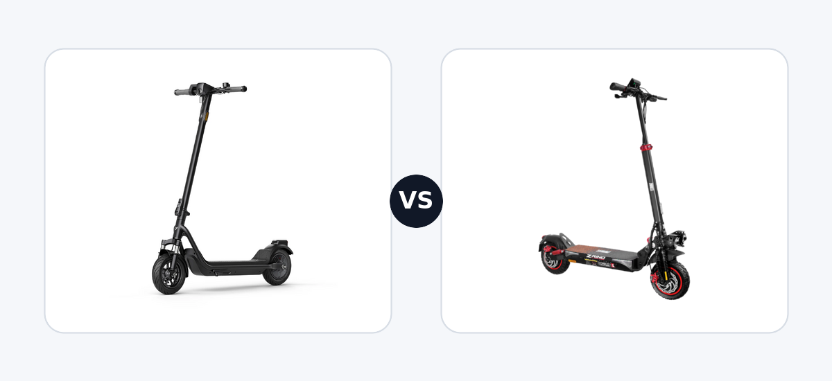 Niu KQi 100F ·vs· Zwheel ZRino Duo Max