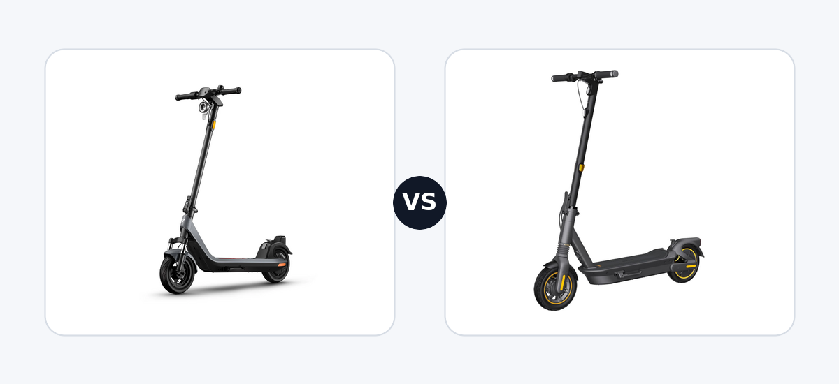 Niu KQi 200P ·vs· Segway Ninebot max G2 DE