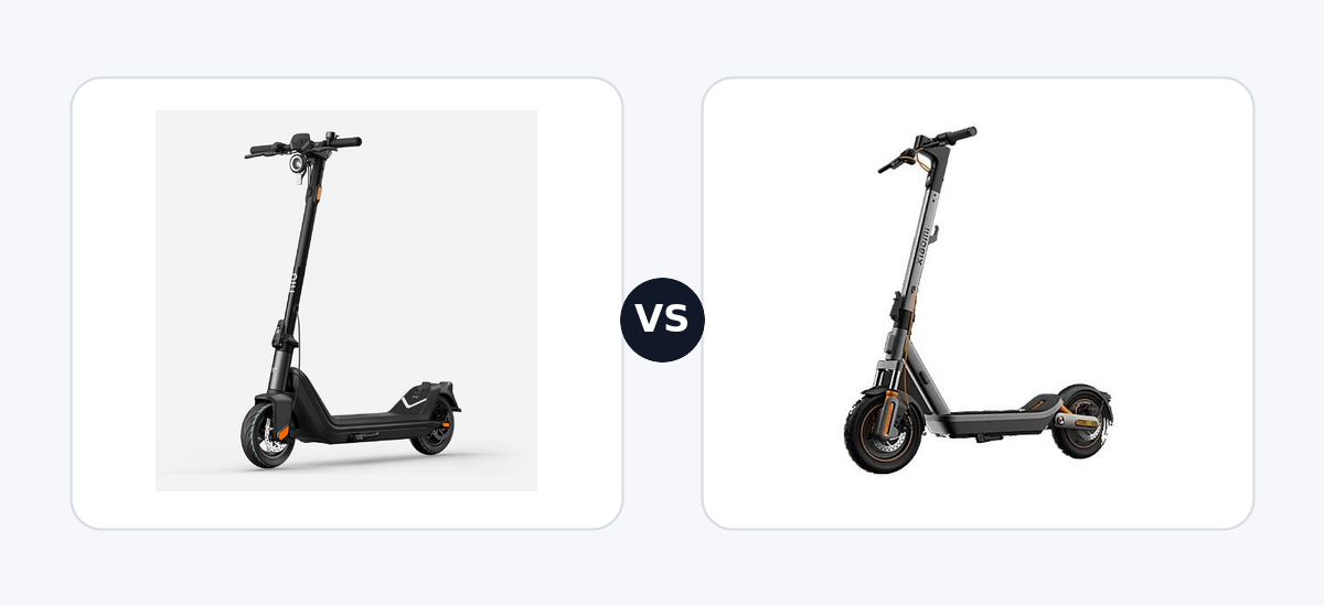 Niu KQi3 Pro ·vs· Xiaomi Electric Scooter 6 max DE