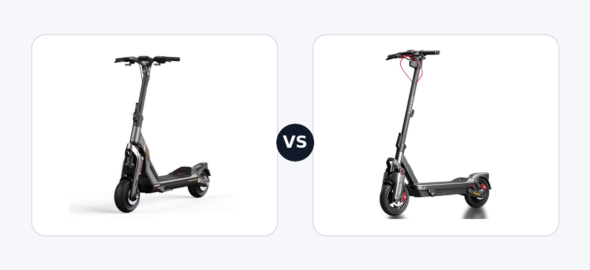 Segway GT1 E · vs · Segway Ninebot MAX G3 E
