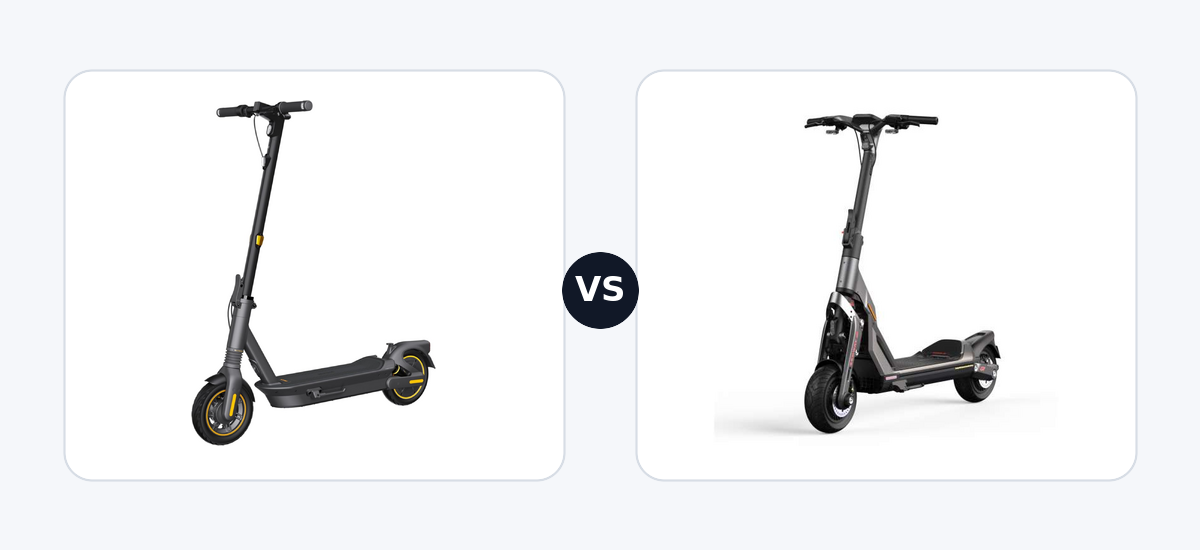 Segway Ninebot max G2 · vs · Segway GT1 E