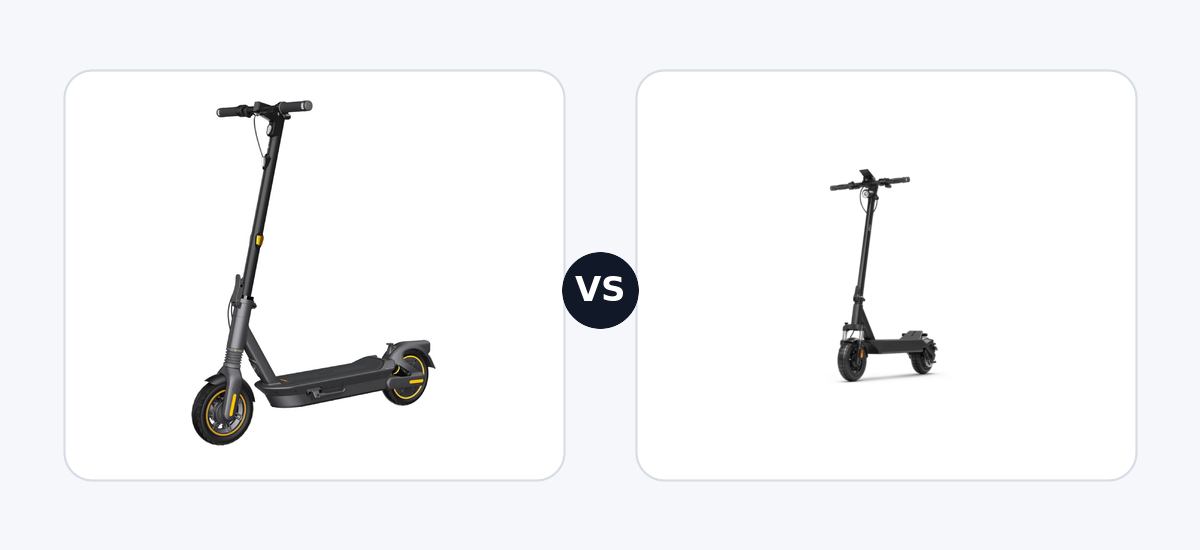 Segway Ninebot max G2 DE ·vs· vmax VX4
