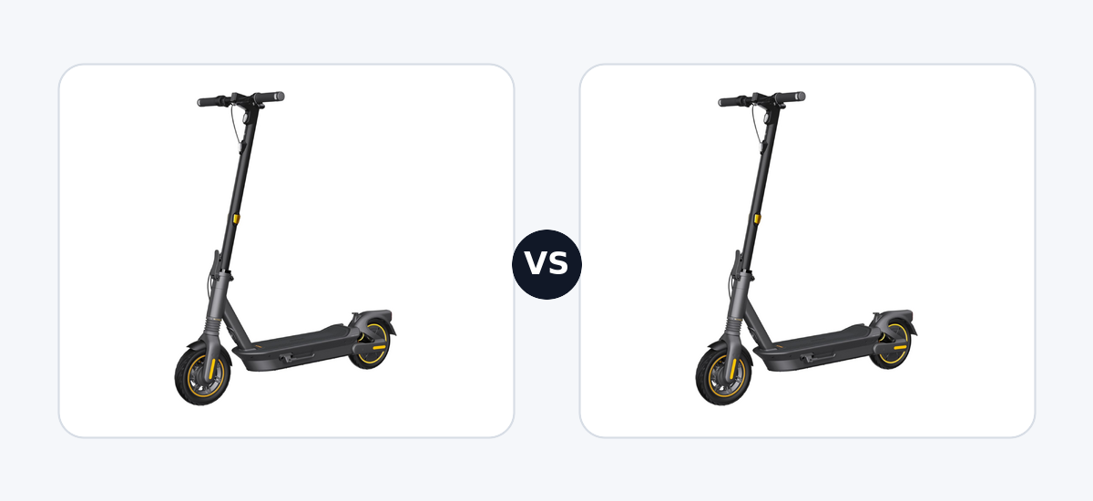 Segway Ninebot max G2 ·vs· Segway Ninebot max G2 DE