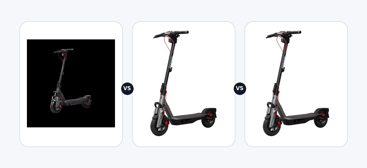 Segway Ninebot MAX G3 ·vs· Segway Ninebot F3 Pro D ·vs· Segway Ninebot F3 Pro