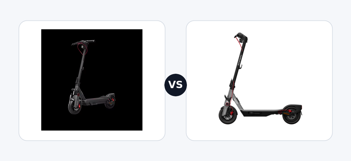 Segway Ninebot MAX G3 · vs · Segway Ninebot F3 Pro E