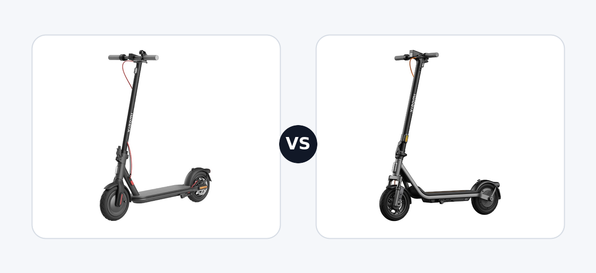Xiaomi Electric Scooter 4 · vs · Xiaomi Electric Scooter 6 Lite