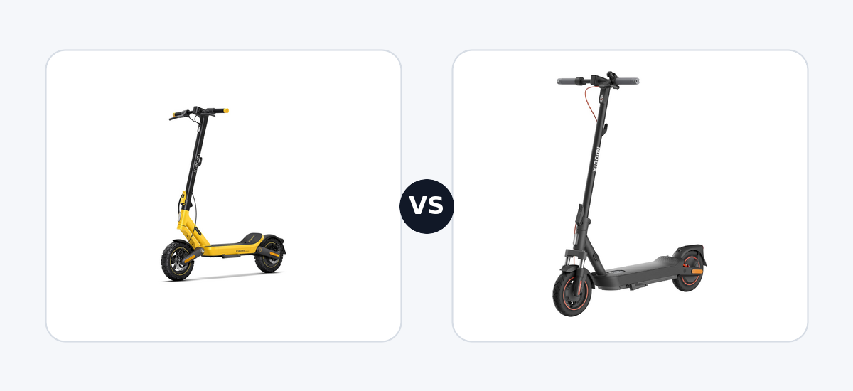 Xiaomi Electric Scooter 6 Ultra · vs · Xiaomi Electric Scooter 5 Max